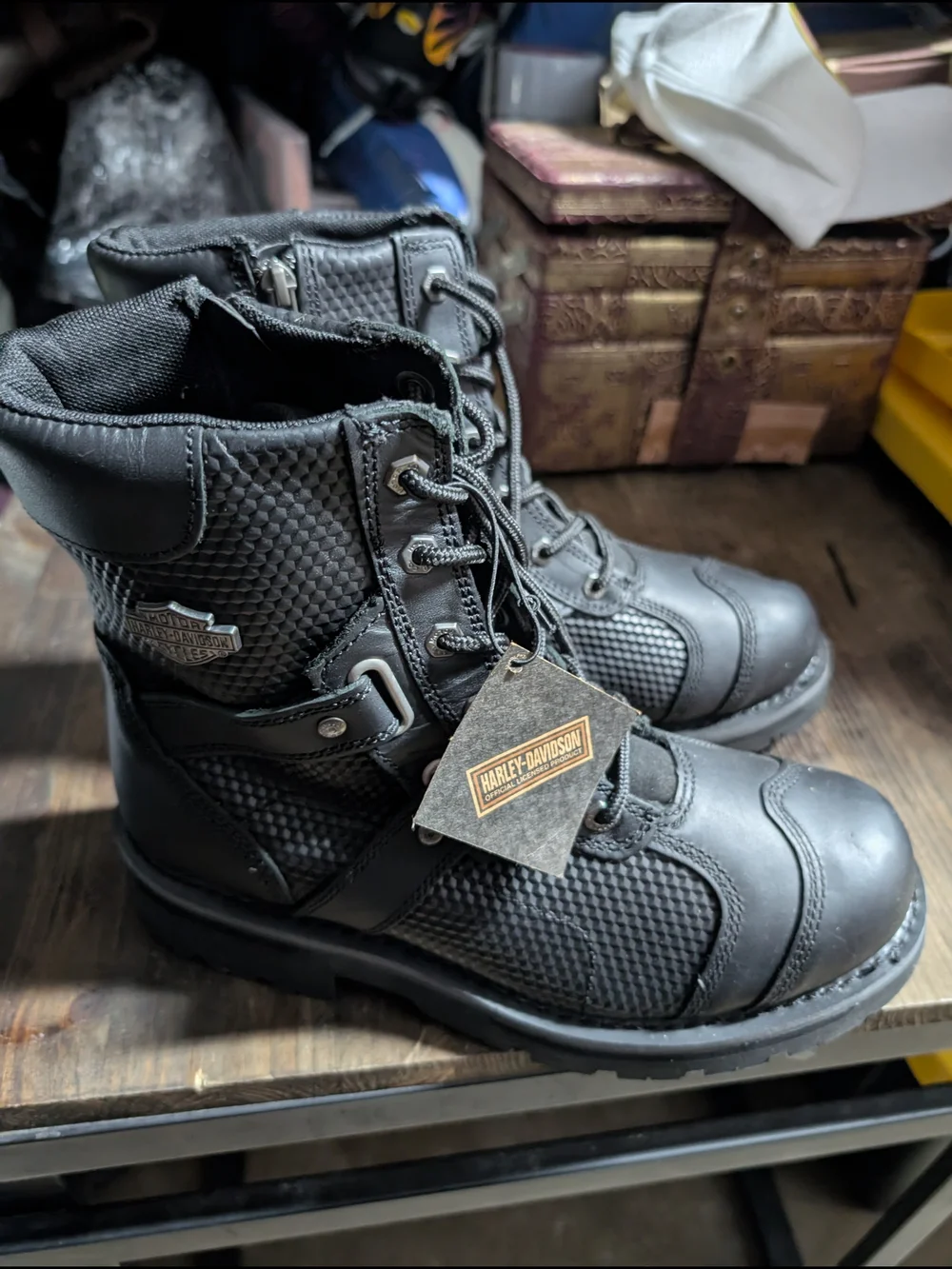 Harley-Davidson Men's Black Motorcycle Boots